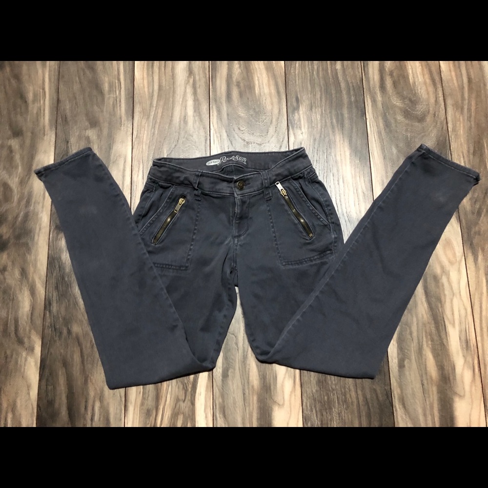 Old Navy Rocker Style jeans size 0 - Picture 3 of 6